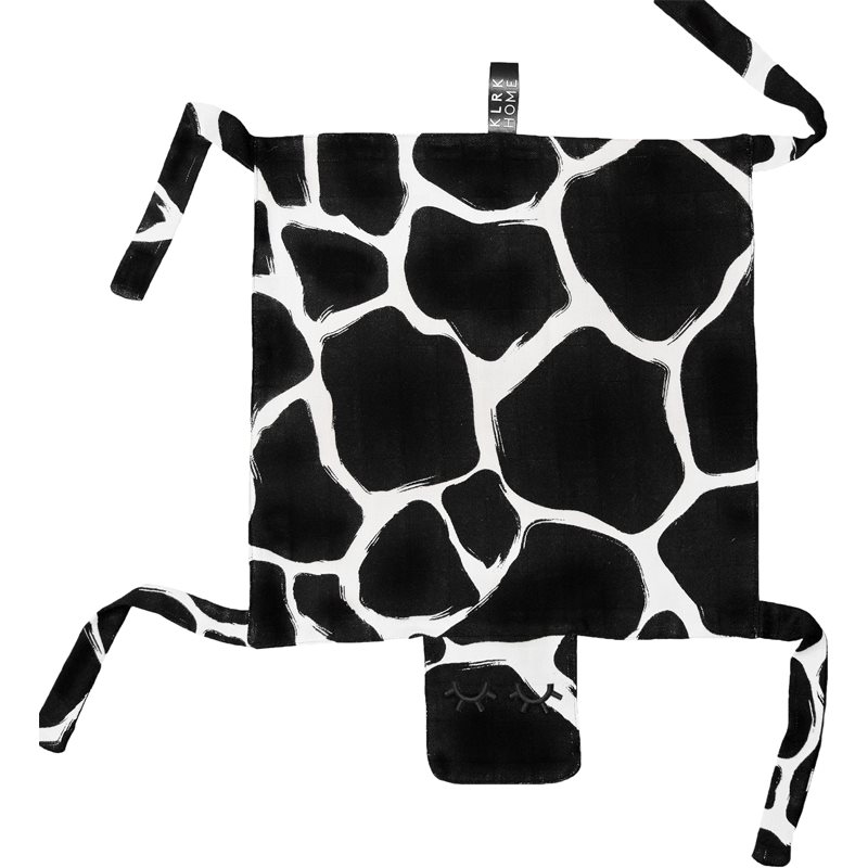 KLRK Home Wild B&W Giraffe maznajúca dečka Gustav 80x46 cm 1 ks