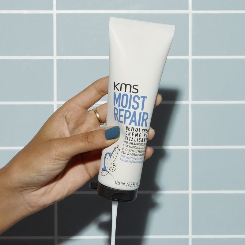 KMS Moist Repair Revival Creme hydratační krém proti lámavosti vlasů 125 ml (obrázek 8)