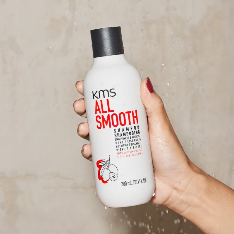 KMS All Smooth Shampoo uhladzujúci šampón pre silné, hrubé a suché vlasy 300 ml (obrázok 9)