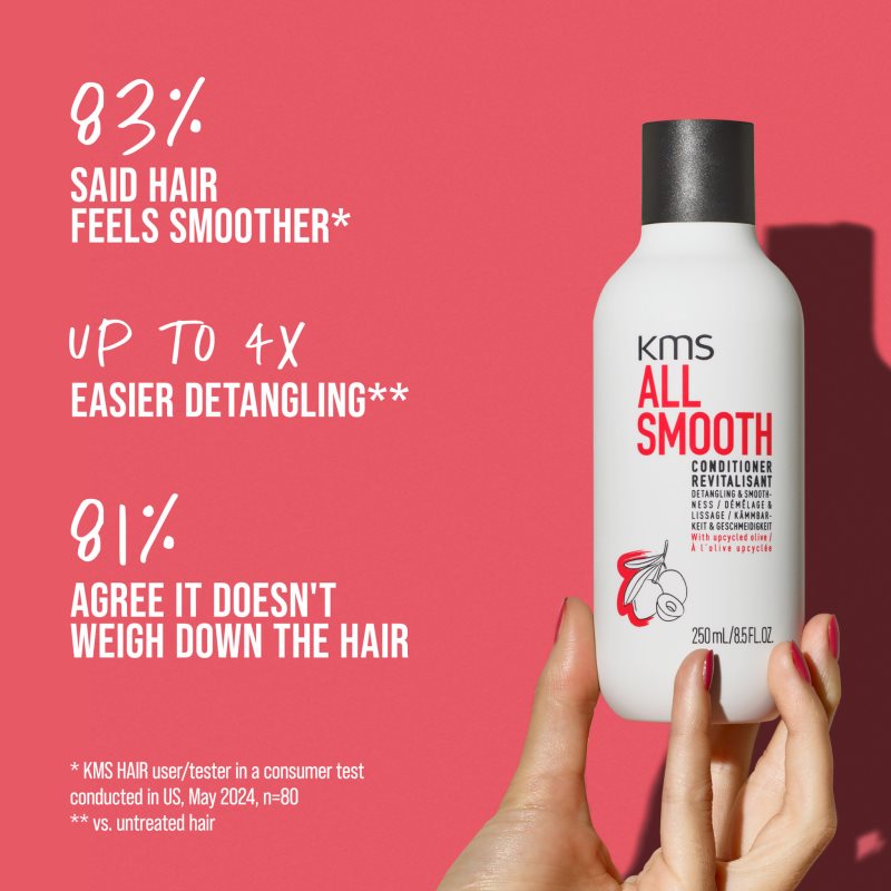 KMS All Smooth Conditioner uhlazující kondicionér pro silné, hrubé a suché vlasy 250 ml (obrázek 4)