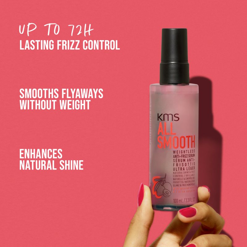 KMS All Smooth Weightless Anti-frizz Serum lehké sérum proti krepatění 100 ml (obrázek 4)