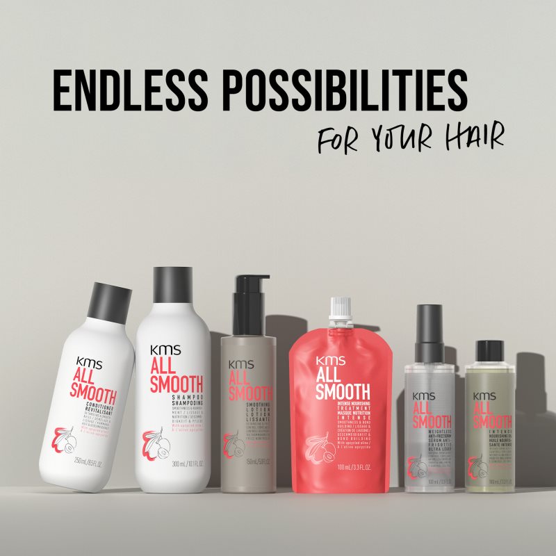 KMS All Smooth Weightless Anti-frizz Serum lehké sérum proti krepatění 100 ml (obrázek 7)