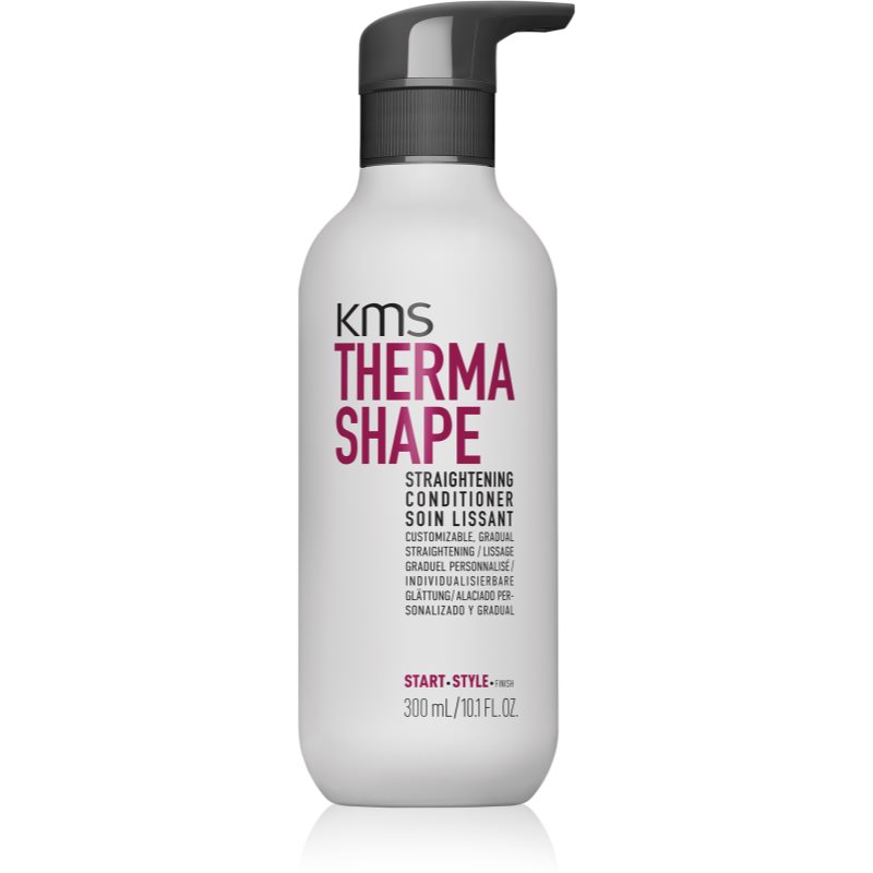 KMS Thermashape Straightening Conditioner globinsko hranilni balzam za obremenjene lase 300 ml