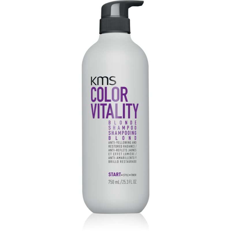 KMS Color Vitality Blonde Shampoo hydratisierendes Shampoo für blonde Haare 750 ml