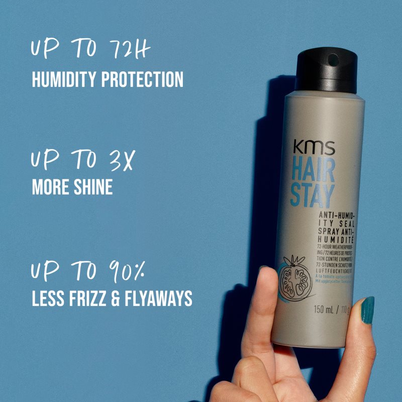 KMS Hair Stay Anti-Humidity Seal sprej na vlasy pre prirodzenú fixáciu a lesk vlasov 150 ml (obrázok 4)