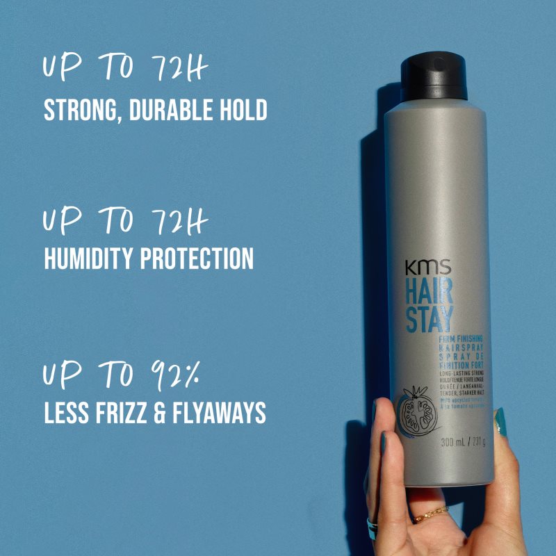 KMS Hair Stay Firm Finishing Hairspray lak na vlasy pro fixaci a tvar 75 ml (obrázek 3)