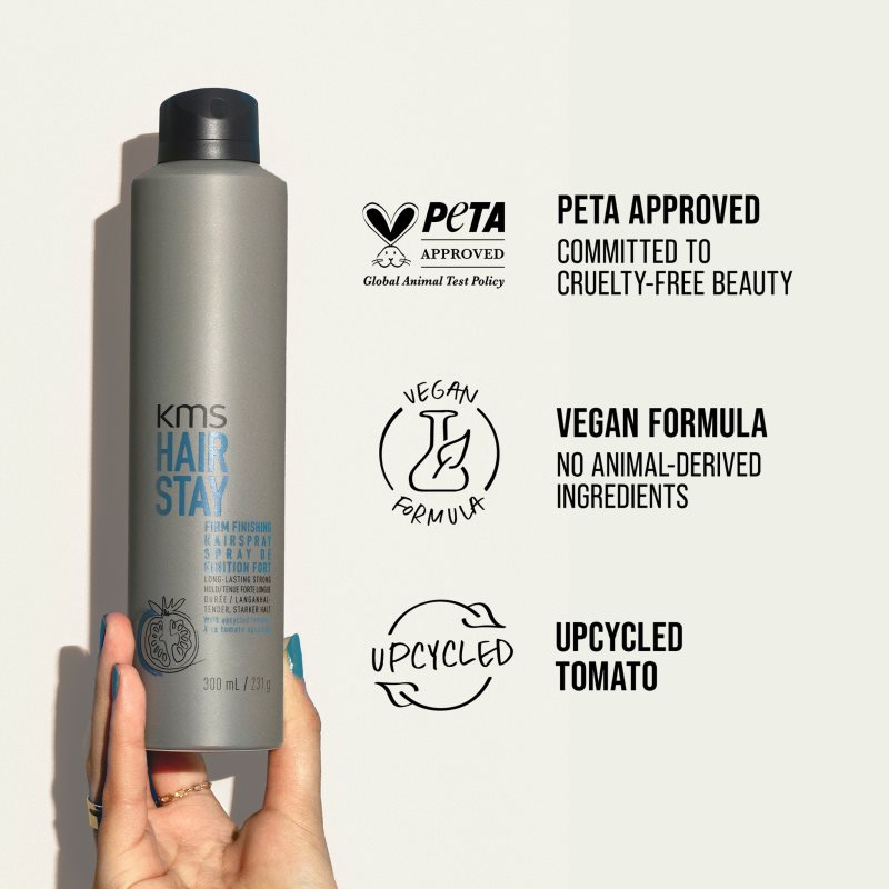 KMS Hair Stay Firm Finishing Hairspray lak na vlasy pro fixaci a tvar 75 ml (obrázek 7)