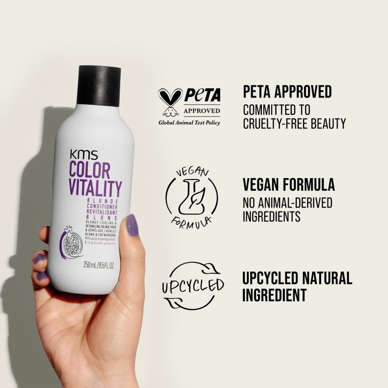 KMS Color Vitality Blonde Conditioner kondicionér pro blond vlasy 250 ml (obrázek 8)