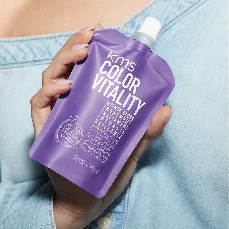 KMS Color Vitality Intense Gloss Treatment intenzivní péče pro zdravý lesk 500 ml (obrázek 9)