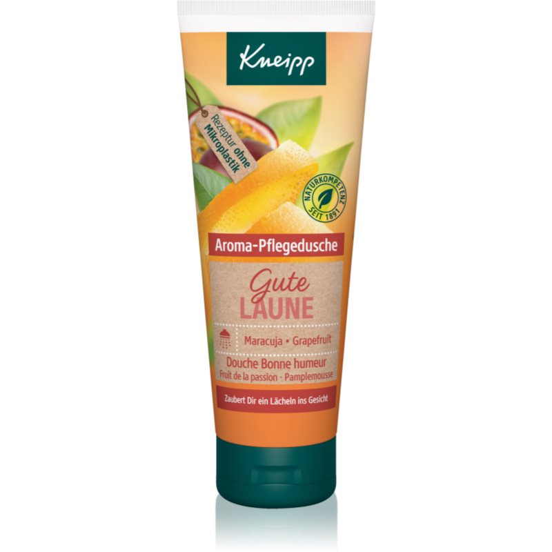 Kneipp Good Mood Energising Shower Gel Travel Pack Maracuja Grapefruit 75 Ml