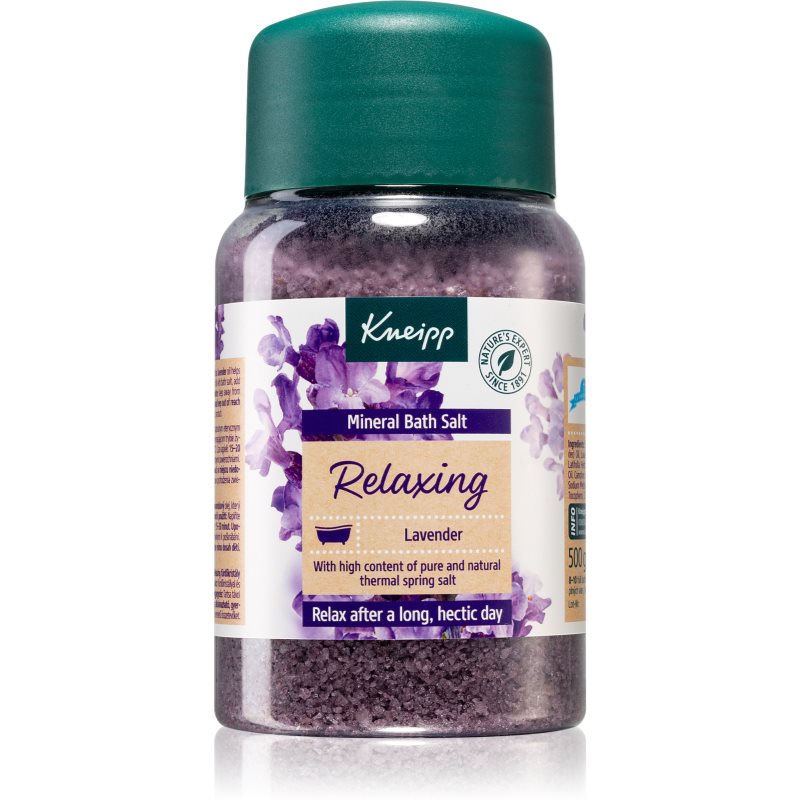 Kneipp Relaxing Lavender soľ do kúpeľa 500 g