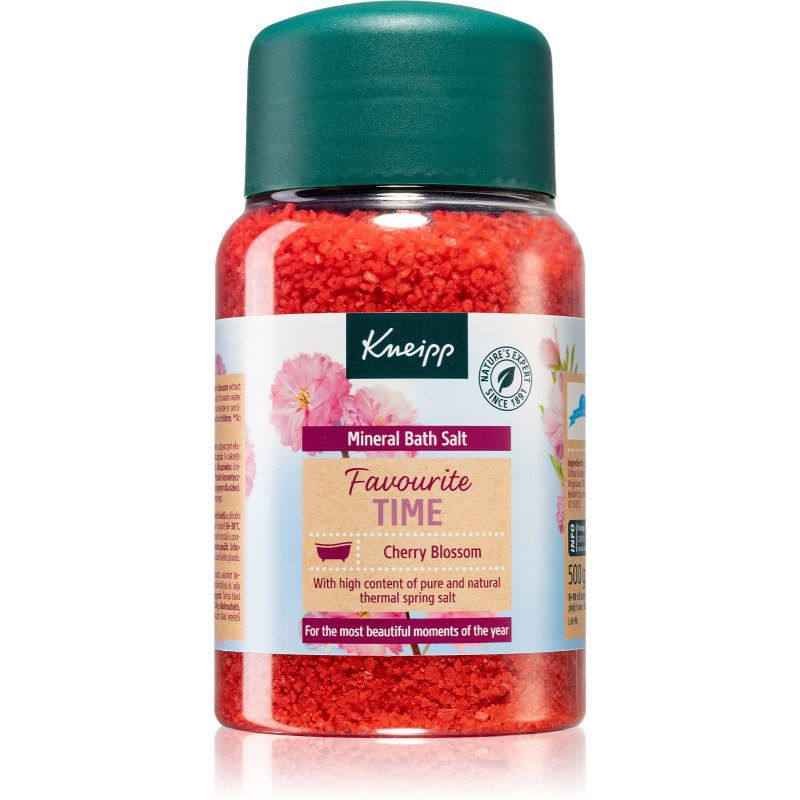 E-shop Kneipp Favourite Time koupelová sůl Cherry Blossom 500 g