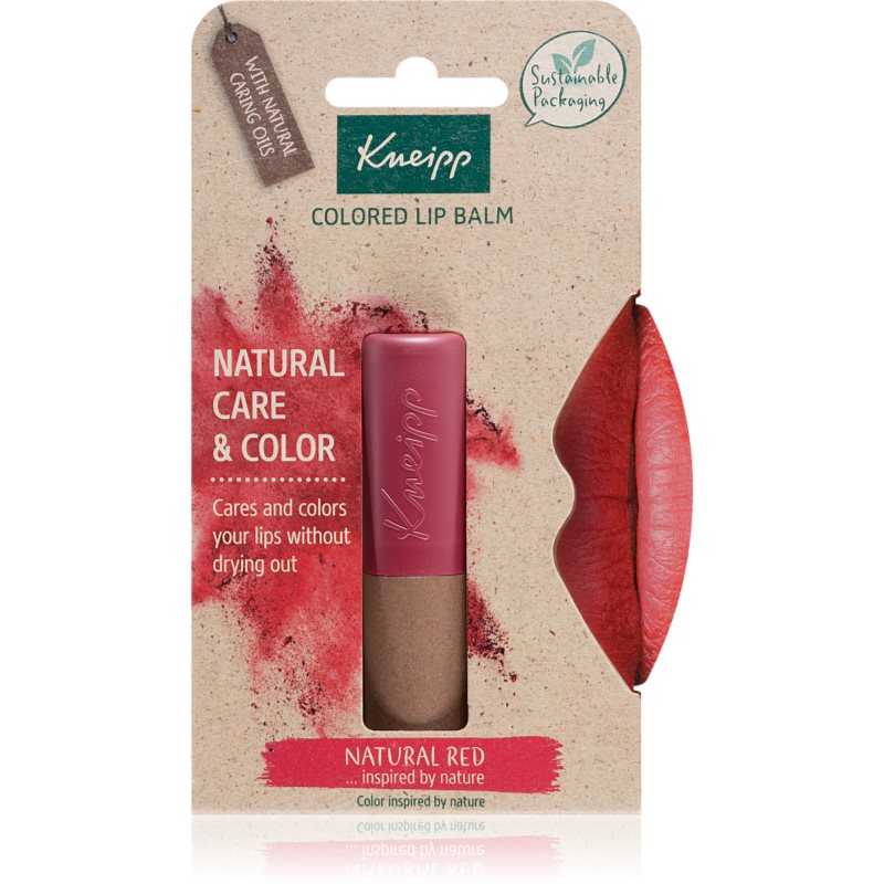 Kneipp Natural Care & Color tónovací balzam na pery odtieň Natural Red 3,5 g