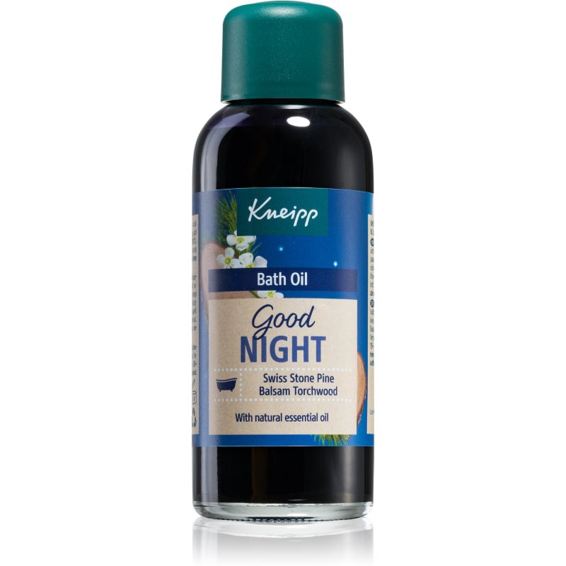 Kneipp Good Night zklidňující koupelový olej Swiss Stone Pine & Balsam Torchwood 100 ml