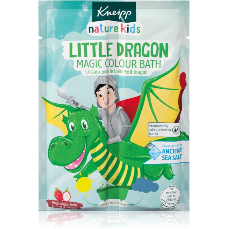 Kneipp Nature Kids barvicí sůl do koupele pro děti Little Dragon 40 g