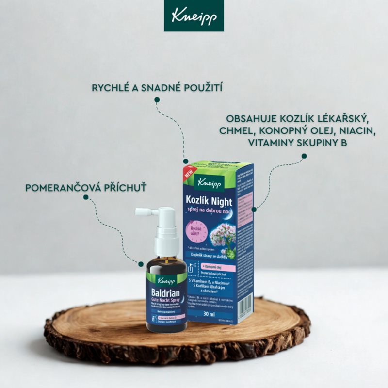 Kneipp Kozlík Night ústní sprej pro klidný spánek 30 ml (obrázek 3)
