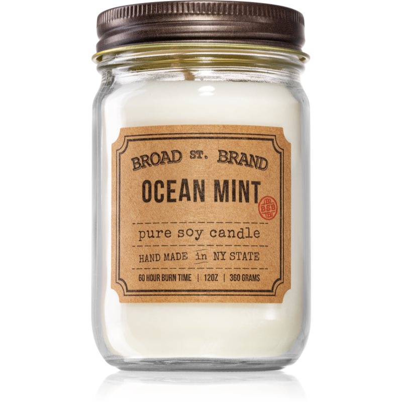 KOBO Broad St. Brand Ocean Mint kvapioji žvakė (Apothecary) 360 g