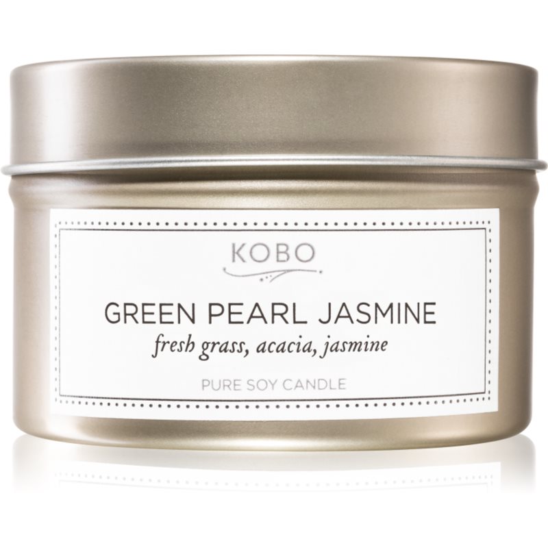 KOBO Coterie Green Pearl Jasmine kvapioji žvakė skardinėje 113 g
