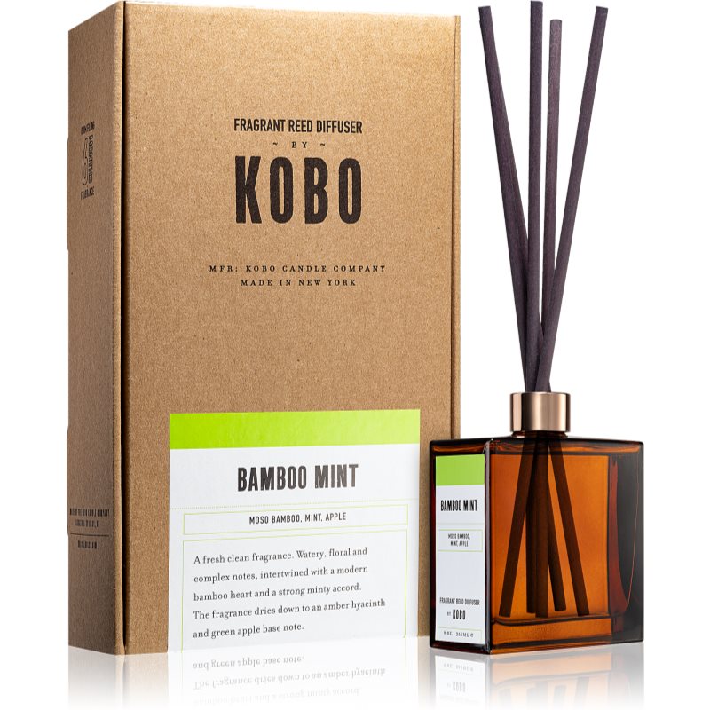 KOBO Woodblock Bamboo Mint diffusore di aromi con ricarica 226 ml