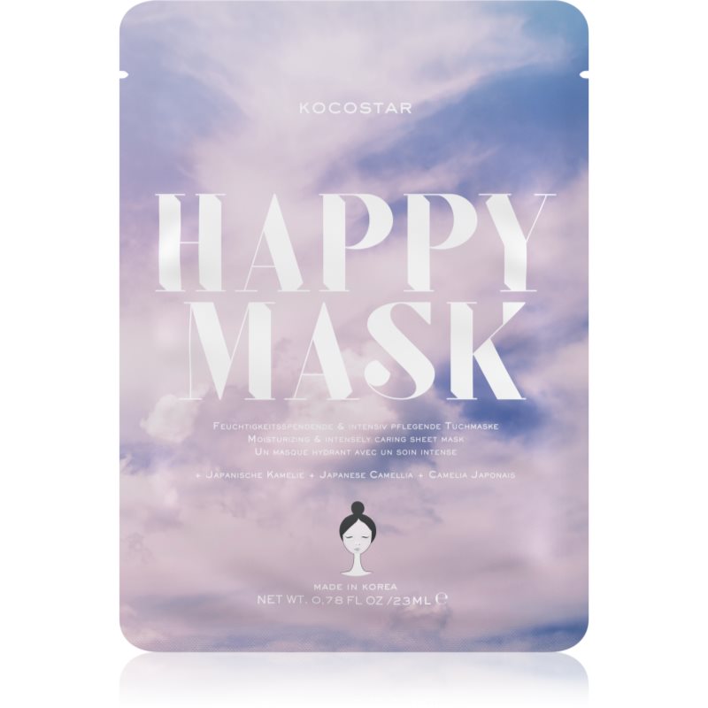 

KOCOSTAR Happy Mask живильна тканинна маска зі зволожуючим ефектом