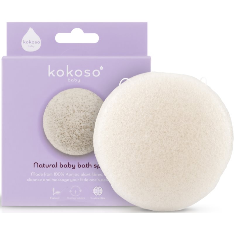 Kokoso Baby Kids jemná umývacia hubka pre deti 1 ks