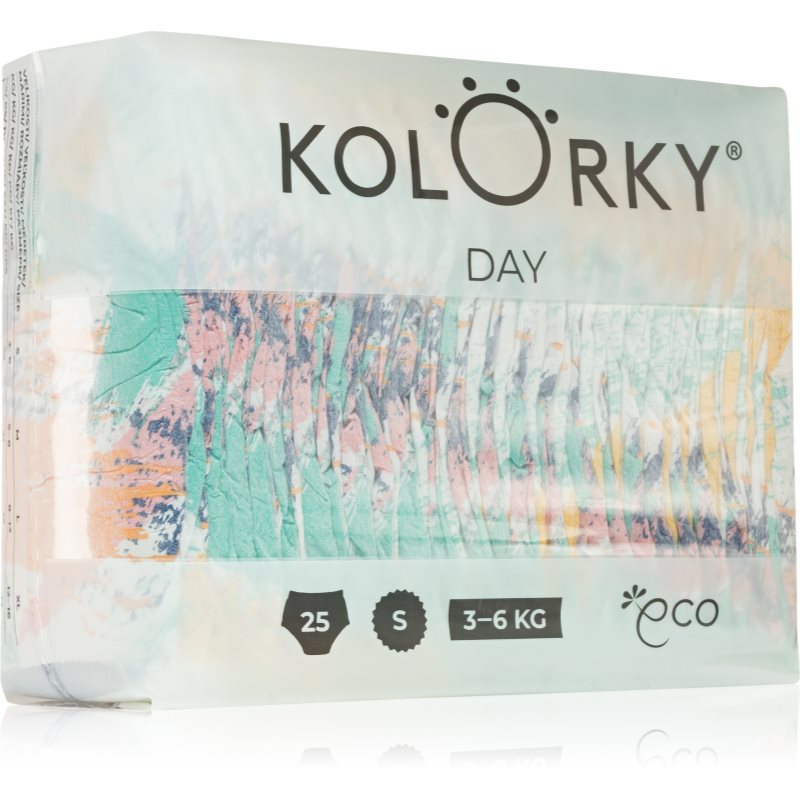 Kolorky Day Brushes eldobható ÖKO pelenkák S méret 3-6 Kg 25 db