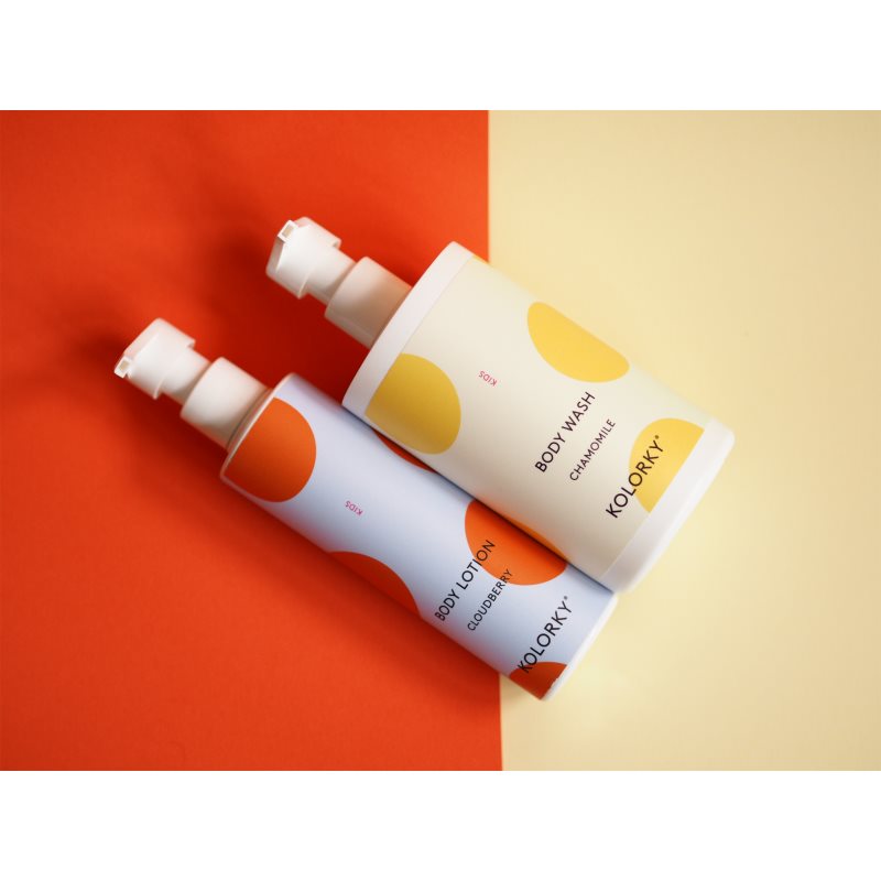 Kolorky Kids Body Wash jemný mycí gel Chamomile 390 ml (obrázek 4)