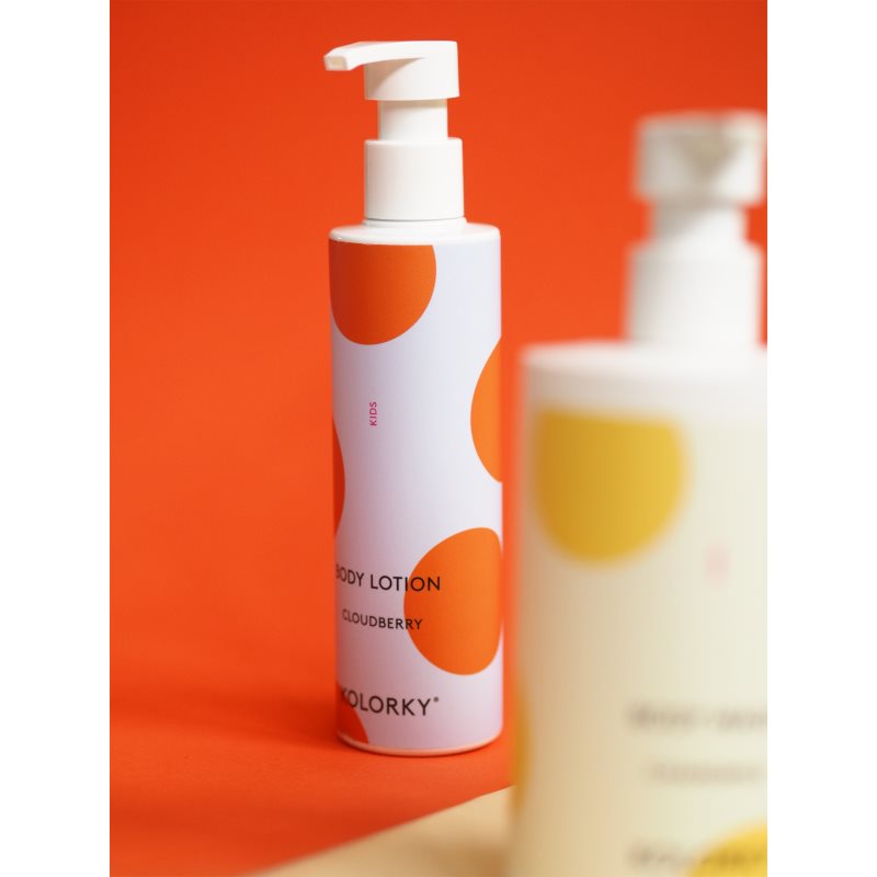 Kolorky Kids Body Lotion tělové mléko pro děti Cloudberry 190 ml (obrázek 5)