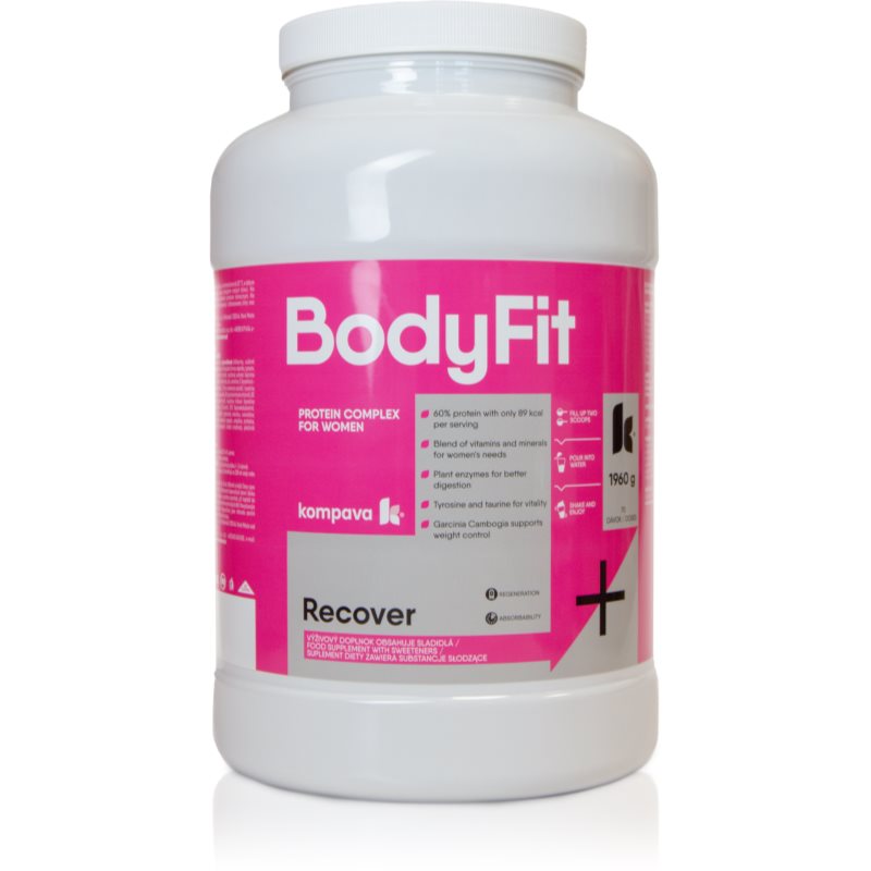 Kompava BodyFit proteín pre ženy príchuť Vanilla 1960 g