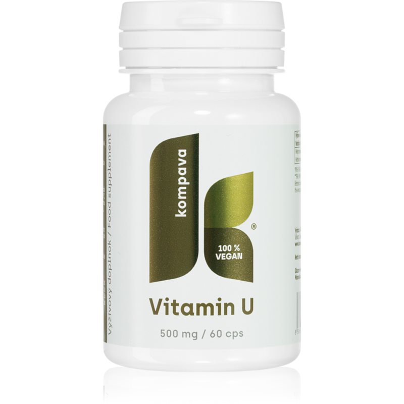 Kompava Vitamin U výživový doplnok pri príznakoch refluxu a pálení záhy 60 cps kúpite na Notino.sk