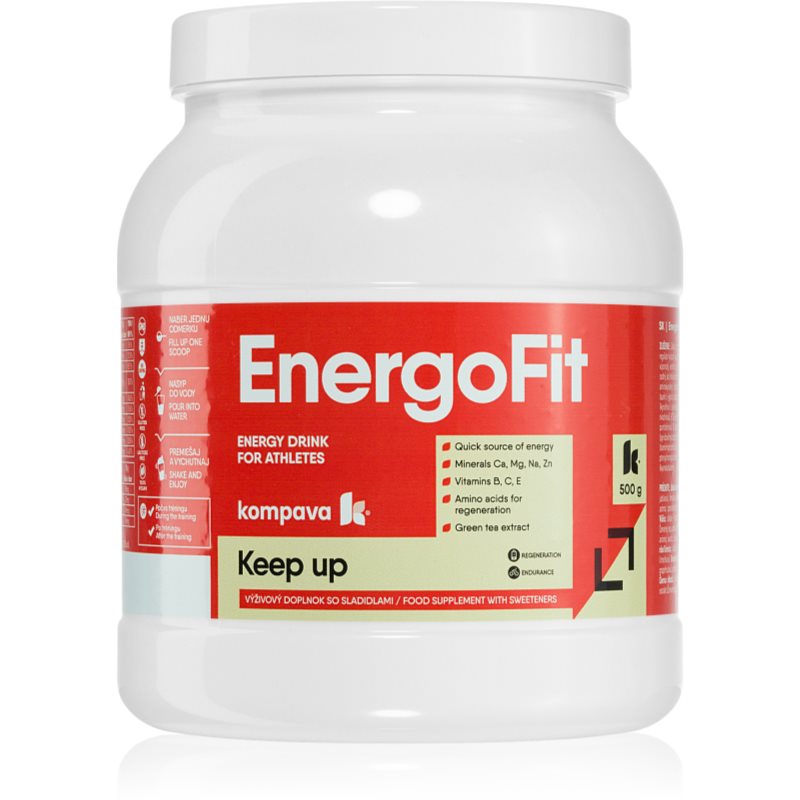 E-shop Kompava EnergoFIt nápoj pro podporu sportovního výkonu příchuť Apple/Lime 500 g