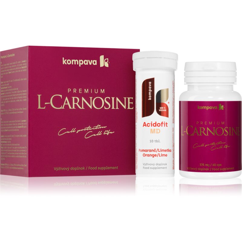 Kompava Premium L-Carnosine + AF kapsuly s vitamínom E 60 cps kúpite na Notino.sk