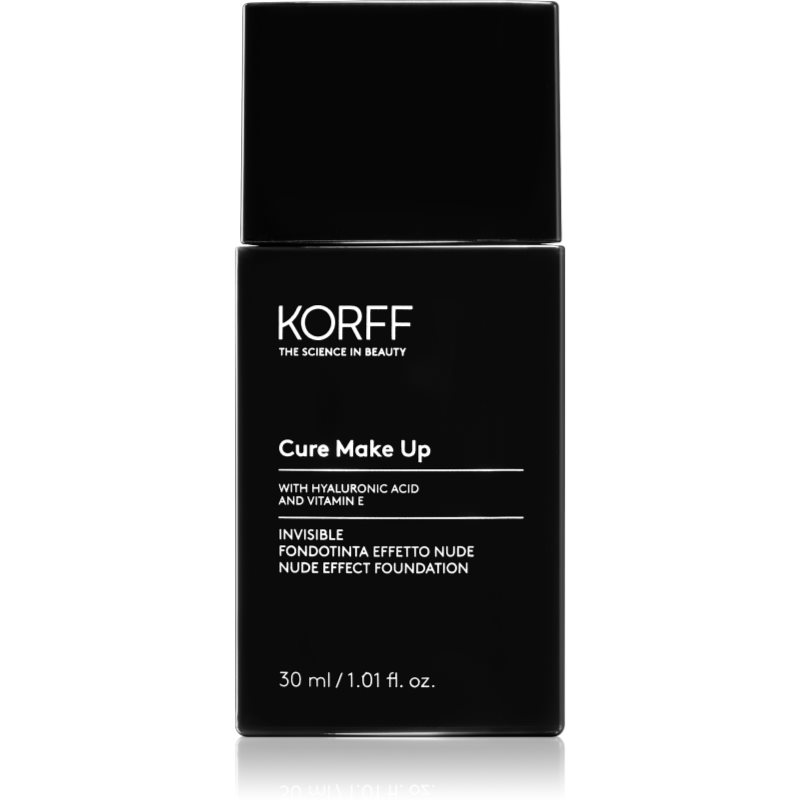 Korff Cure Makeup skystasis makiažo pagrindas natūraliai išvaizdai atspalvis 01 Creamy 30 ml