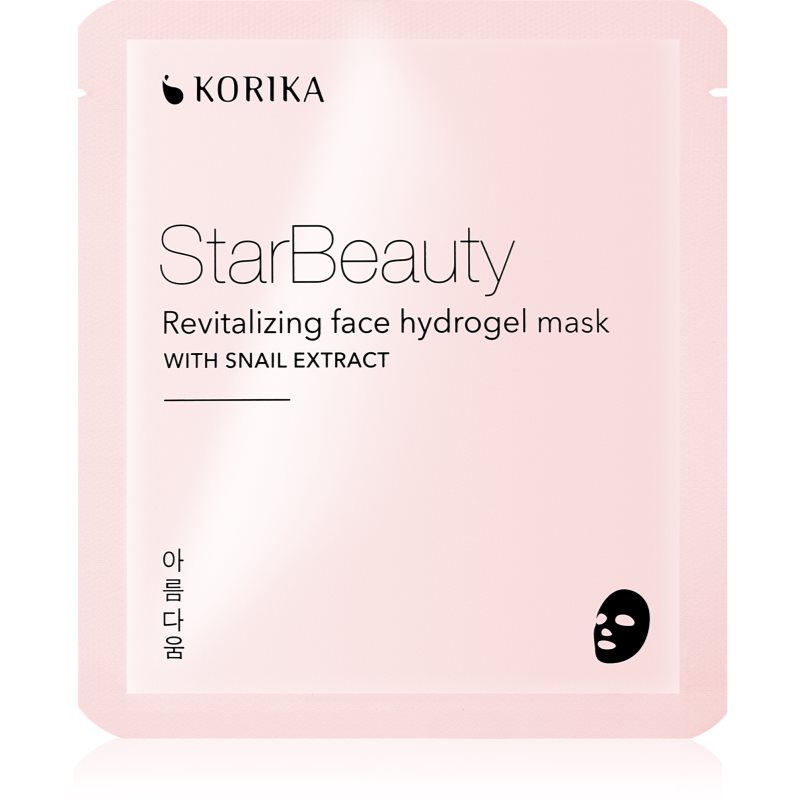 

KORIKA StarBeauty відновлювальна гідрогелева маска з екстрактом равлика