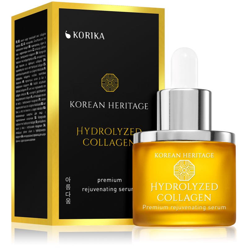 KORIKA Korean Heritage Hydrolyzed Collagen Premium Rejuvenating Serum омолоджувальна сироватка для шкіри обличчя з гідролізованим колагеном Rejuvenati