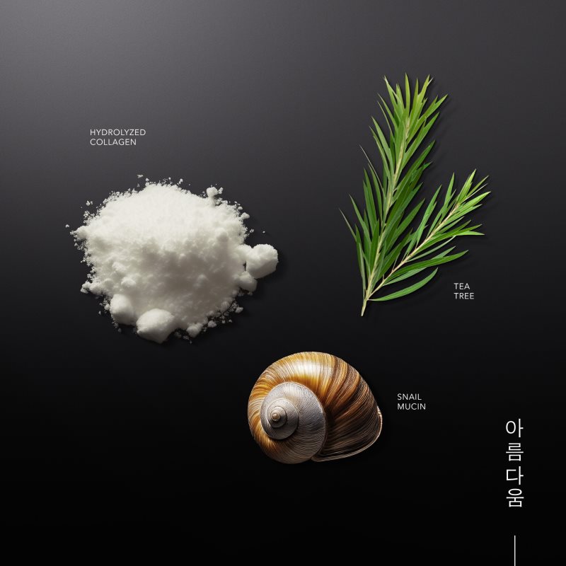 KORIKA Korean Heritage Collagen & Snail Mucin hydrogélová maska proti starnutiu 34 g (obrázok 3)