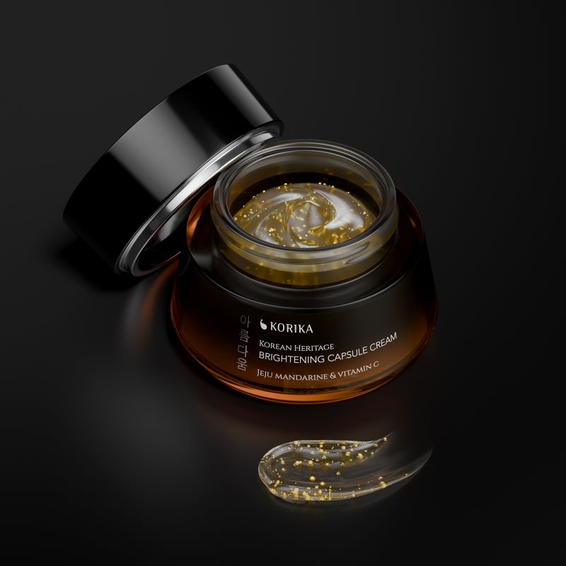 KORIKA Korean Heritage Jeju Mandarine & Vitamin C Brightening Capsule Cream rozjasňujúci krém s vitamínom C 50 ml (obrázok 5)