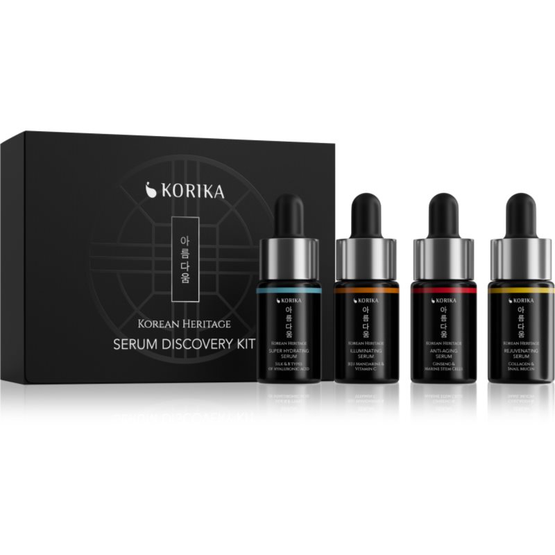 KORIKA Korean Heritage Serum Discovery Kit facial serum set