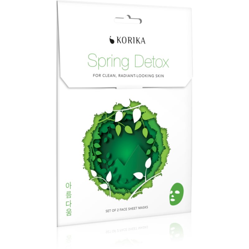

KORIKA Spring Detox набір детокс-масок для сяяння шкіри обличчя