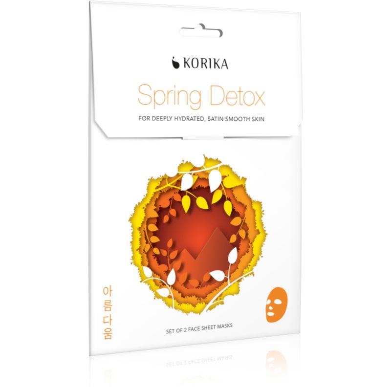 

KORIKA Spring Detox набір детокс-масок для зволоження шкіри обличчя