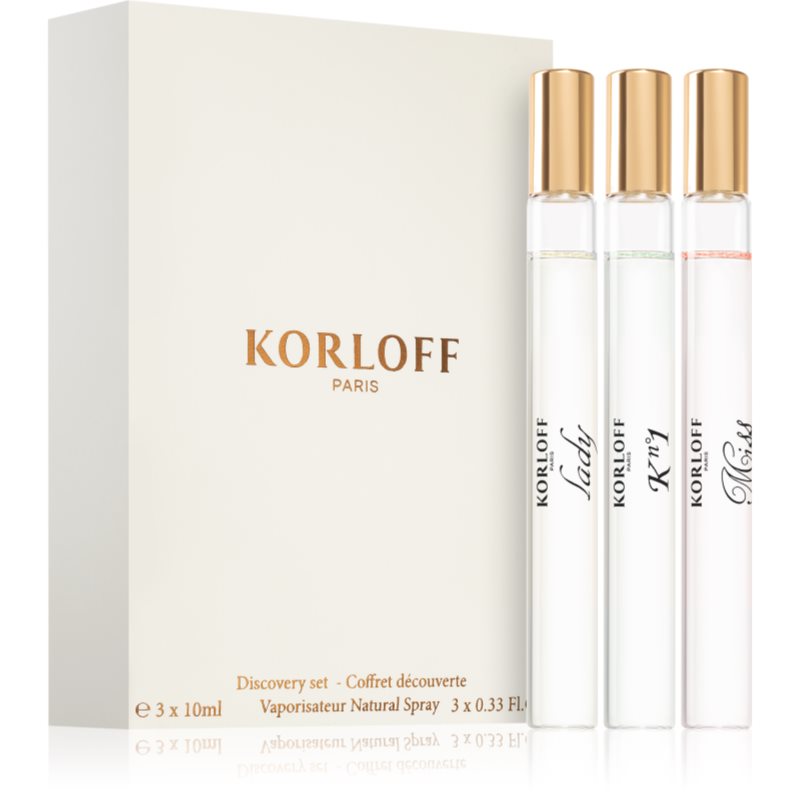 

Korloff Discovery set 3 x 10 ml подарунковий набір для жінок