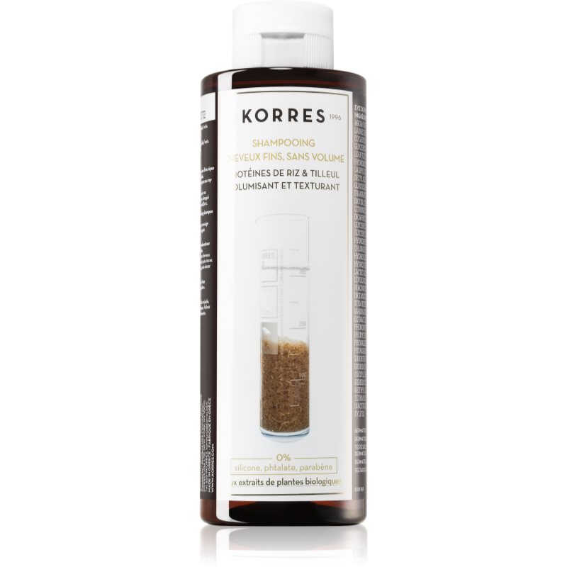 E-shop Korres Rice Proteins & Linden šampon pro jemné vlasy 250 ml