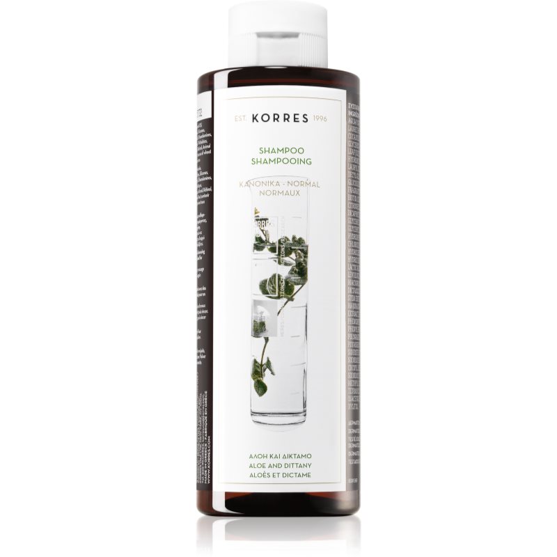Korres Aloe & Dittany shampoing pour cheveux normaux 250 ml
