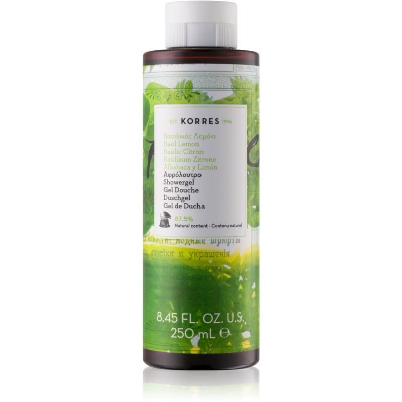 

Korres Basil Lemon гель для душу