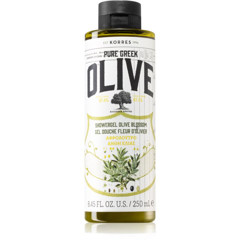 Korres Pure Greek Olive & Olive Blossom gel de duș 250 ml