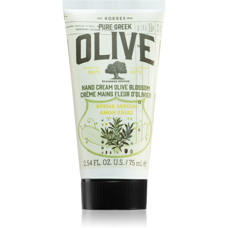 Korres Pure Greek Olive & Olive Blossom ošetrujúci krém na ruky 75 ml