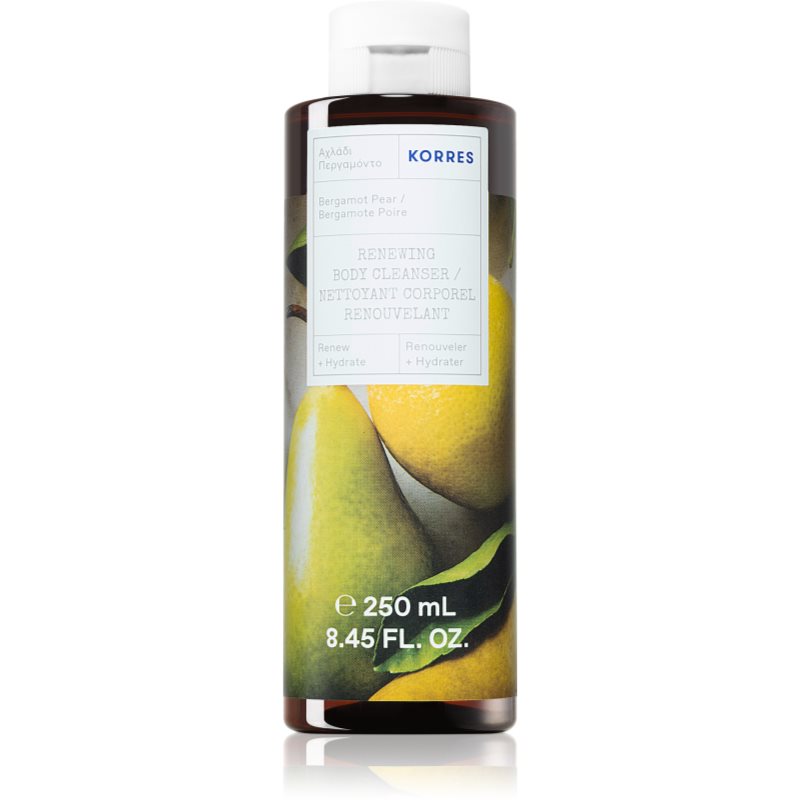 Korres Korres Bergamot Pear απαλό τζελ για ντους 250 ml