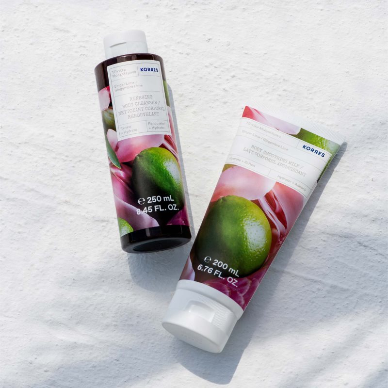 Korres Ginger Lime feuchtigkeitsspendendes Duschgel 250 ml