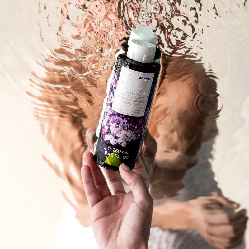 Korres Lilac berauschendes Duschgel mit Blumenduft 250 ml
