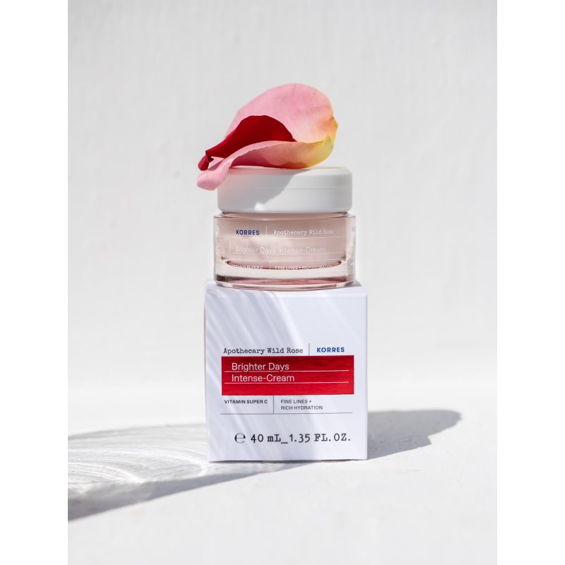 Korres Wild Rose aufhellende Tagescreme für trockene Haut 40 ml